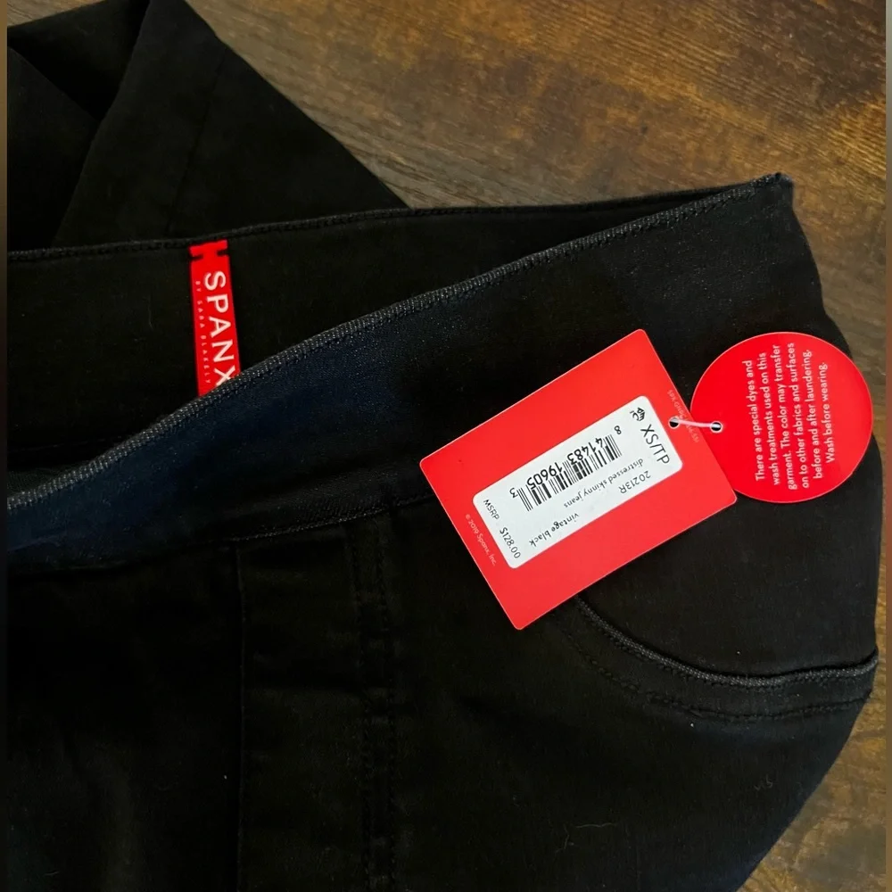 Spanx Distressed Skinny Jeans - Picture 3 of 4